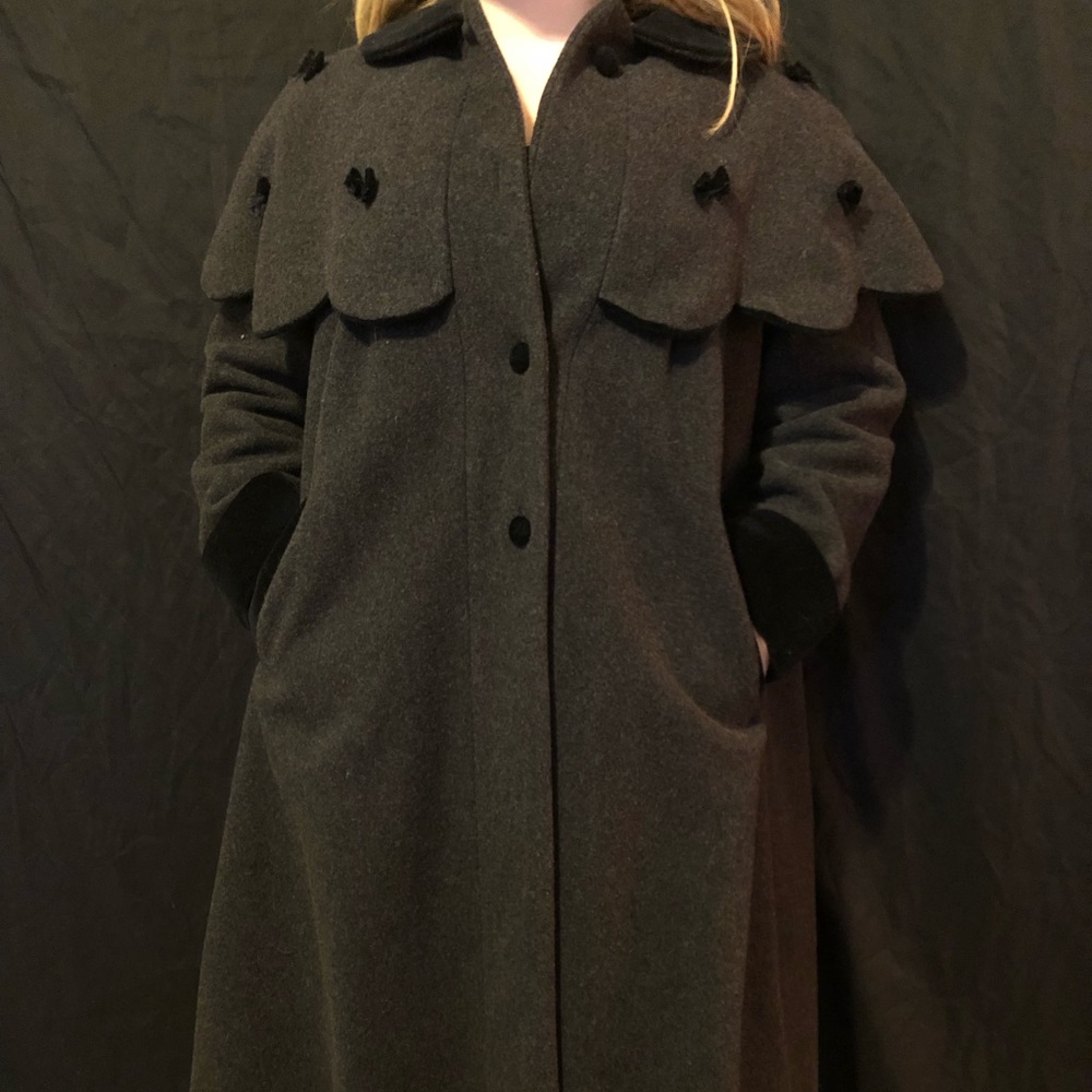 Rothschild size 14 dark grey pea coat